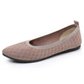 Women's Ballet Flats with Breathable Knit and Flexible Sole