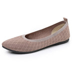 Women's Ballet Flats with Breathable Knit and Flexible Sole