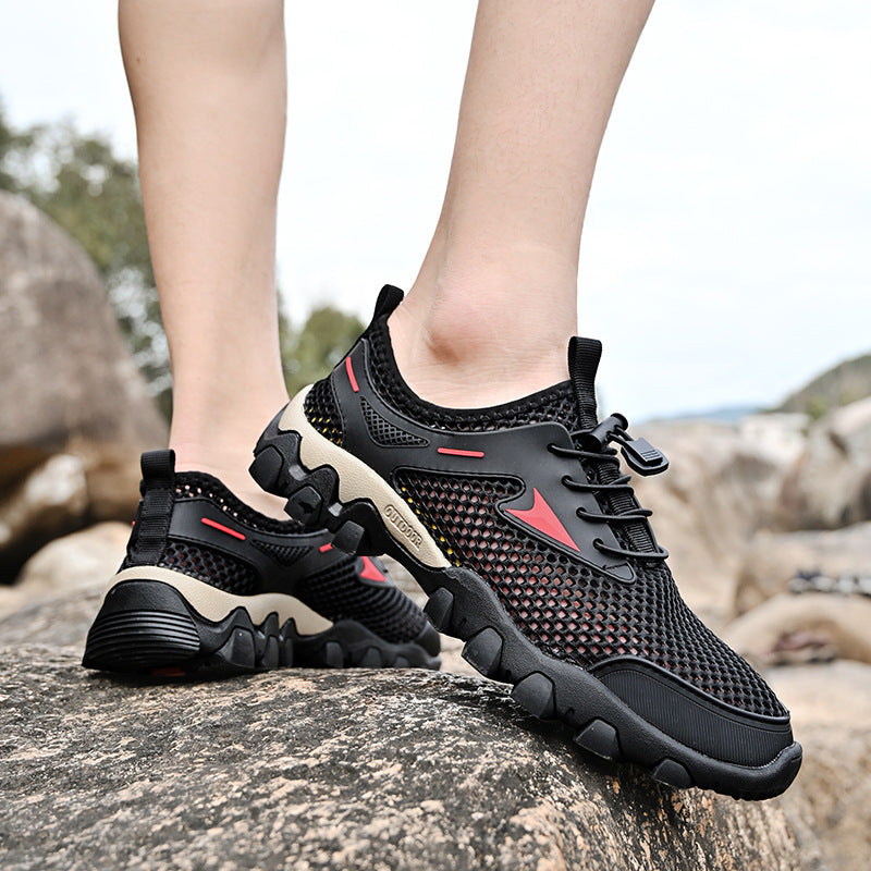 Breathable Women's Outdoor Sneakers with Quick-Drying Mesh