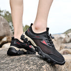 Breathable Women's Outdoor Sneakers with Quick-Drying Mesh