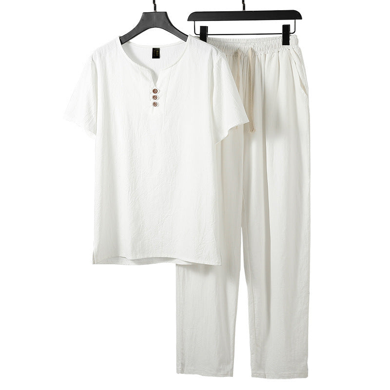 Women's Casual Lounge Set with Button Details