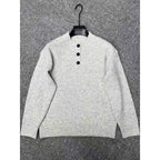 Women's Fine Knit Sweater with Button Details