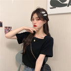 Women's Basic Loose-Fit Cotton T-Shirt