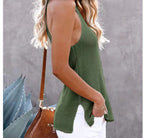 Women's Sleeveless Textured Knit Top