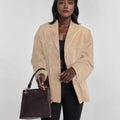 Elegant Suede Blazer