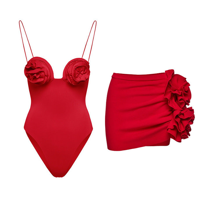Women's Swimsuit and Flowing Pants