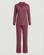 Women's Ribbed Lounge Set