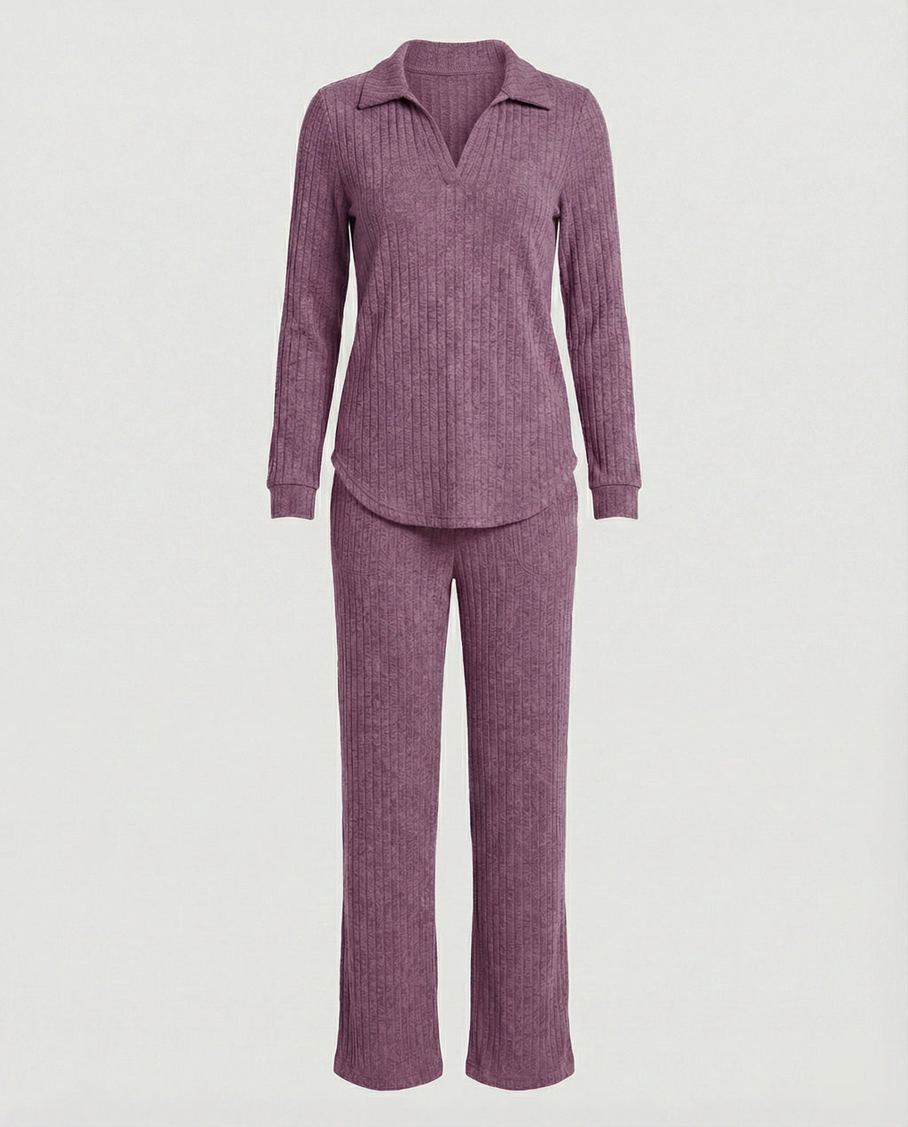 Women's Ribbed Lounge Set