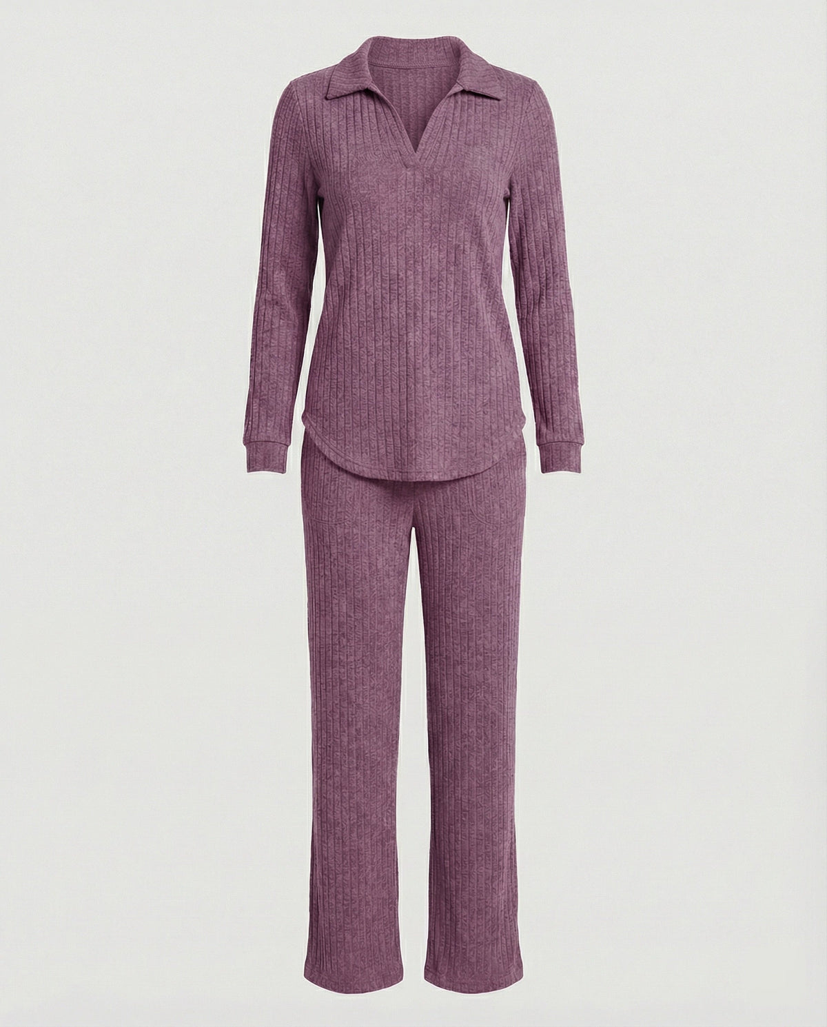 Women's Ribbed Lounge Set
