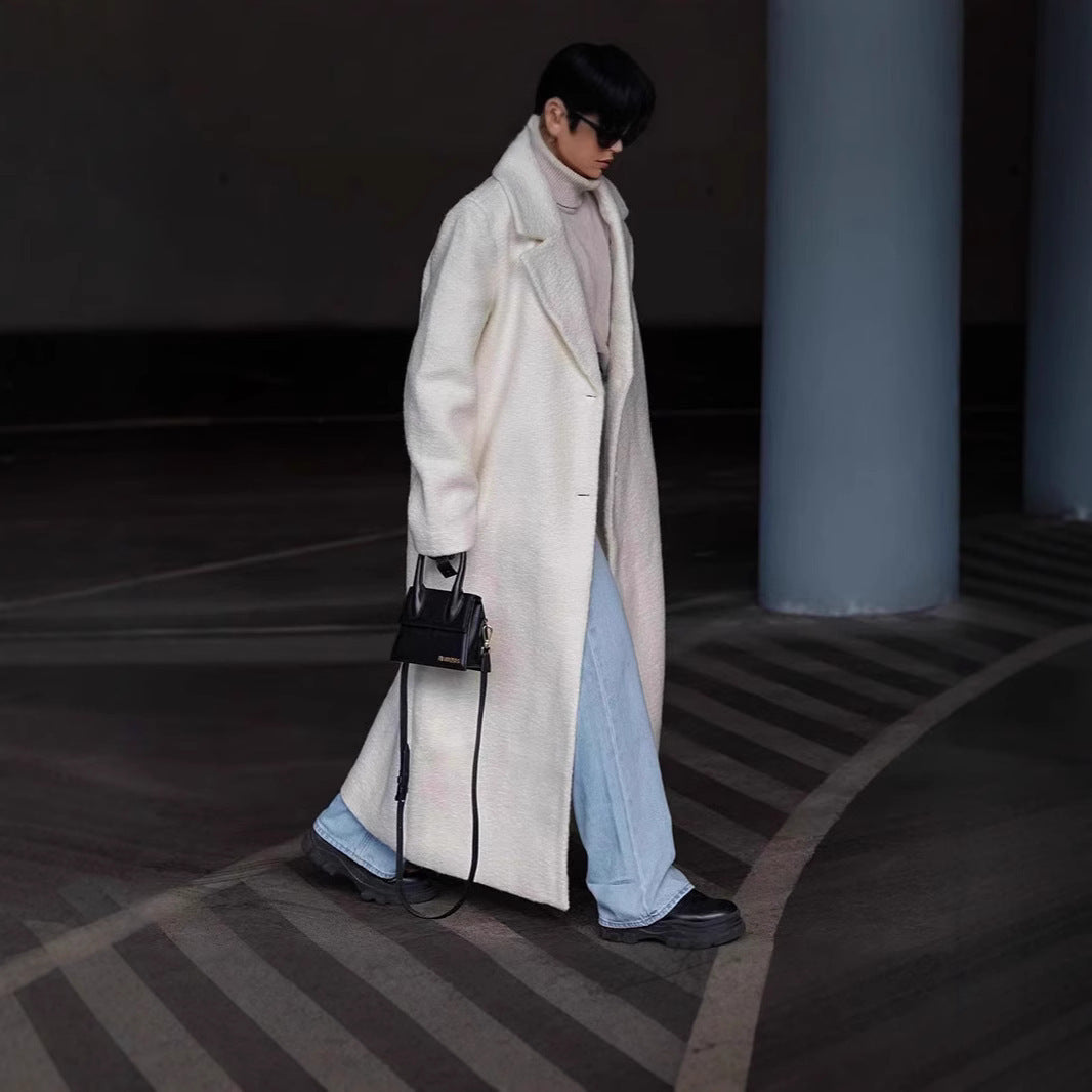 Women's Elegant Slim-Fit Warm Wool Coat