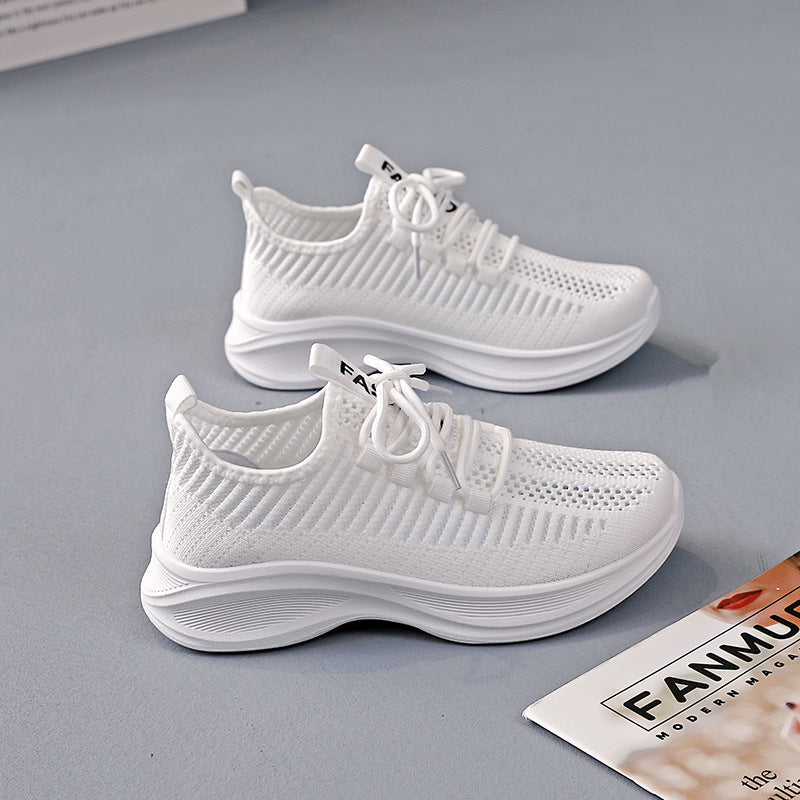 Women's Breathable Casual Sneakers with Flexible Sole