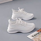 Women's Breathable Casual Sneakers with Flexible Sole