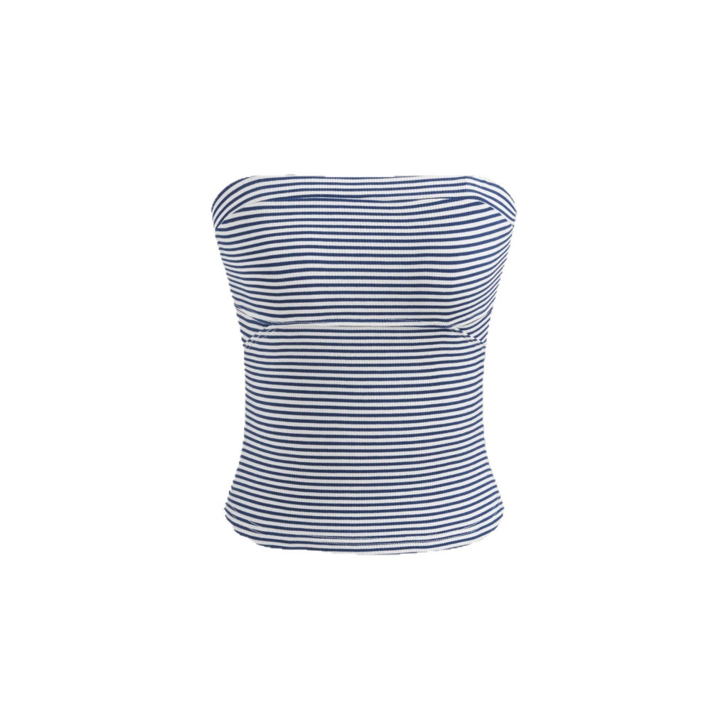 Women's Striped Bandeau Top