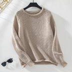 Women's Cozy Wide-Cut Knit Sweater