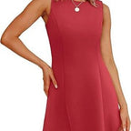Sleeveless A-Line Dress