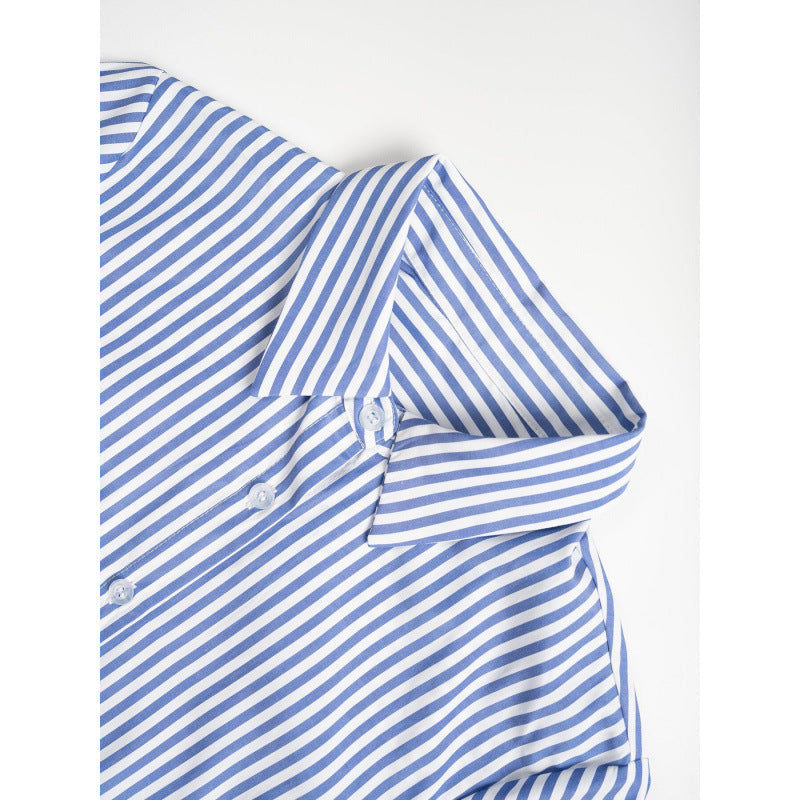 Women's Casual Striped Shirt Blouse
