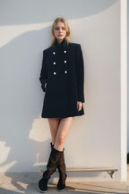 Women's Double-Breasted Quilted Coat
