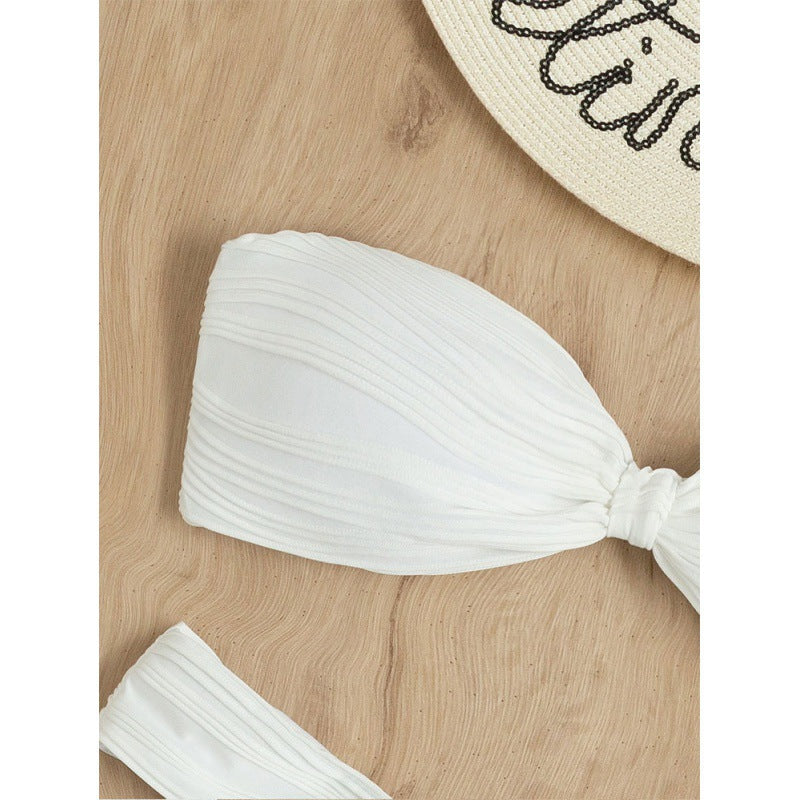 Women's Bandeau Bikini with Sophisticated Wrap Detail
