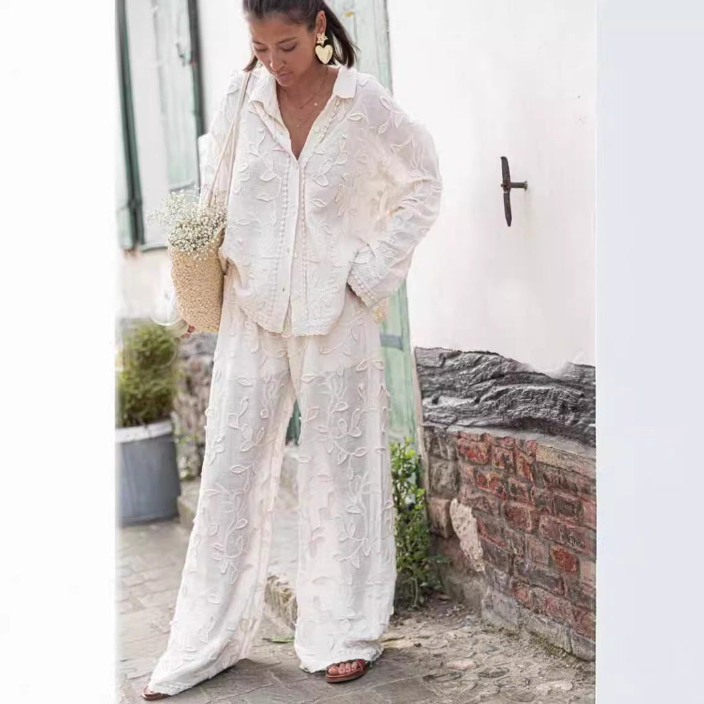 Women's Blouse with Fine Embroidery and Airy Fit