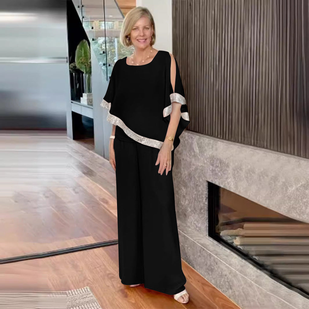 Women's Elegantly Cut Two-Piece Ensemble