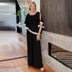 Women's Elegantly Cut Two-Piece Ensemble