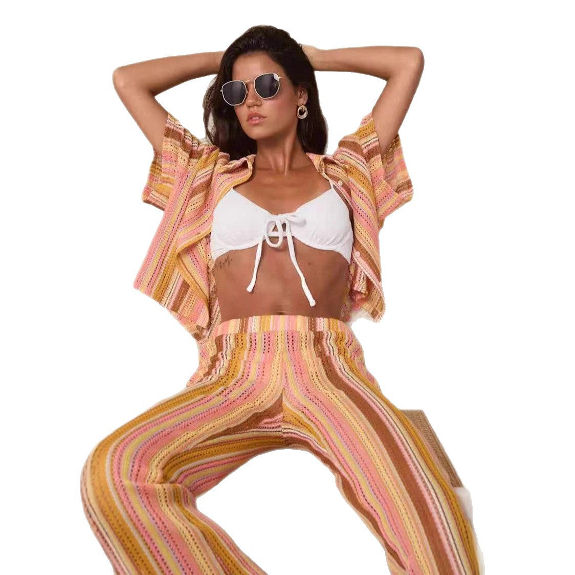 Crochet Set with Wide Cut