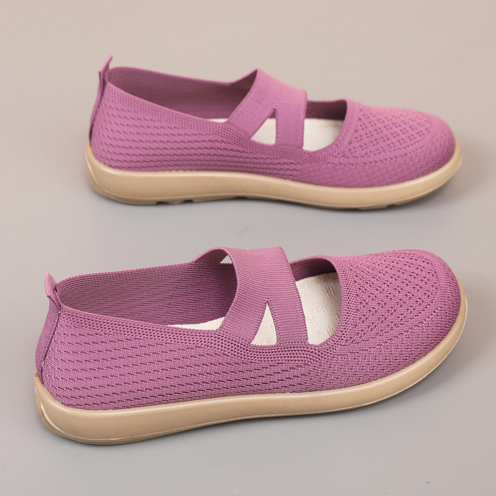 Women's Comfortable Casual Sneakers with Flexible Upper