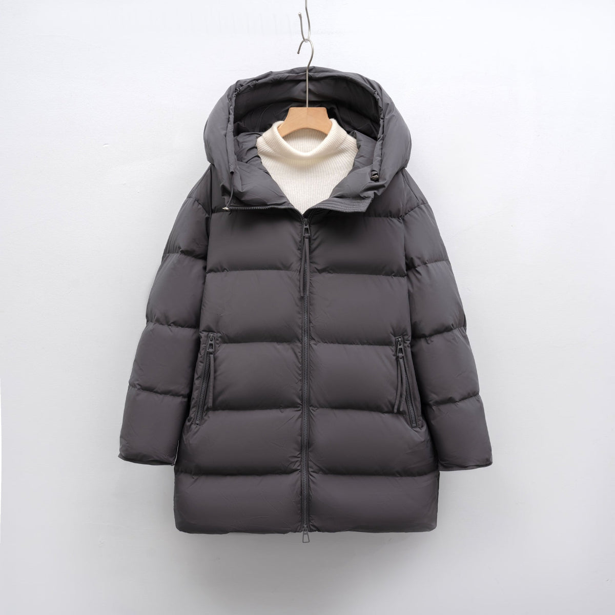 Women's Fashionable Oversized Winter Jacket with Hood