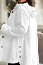 Women's Fleece Hoodie Coat
