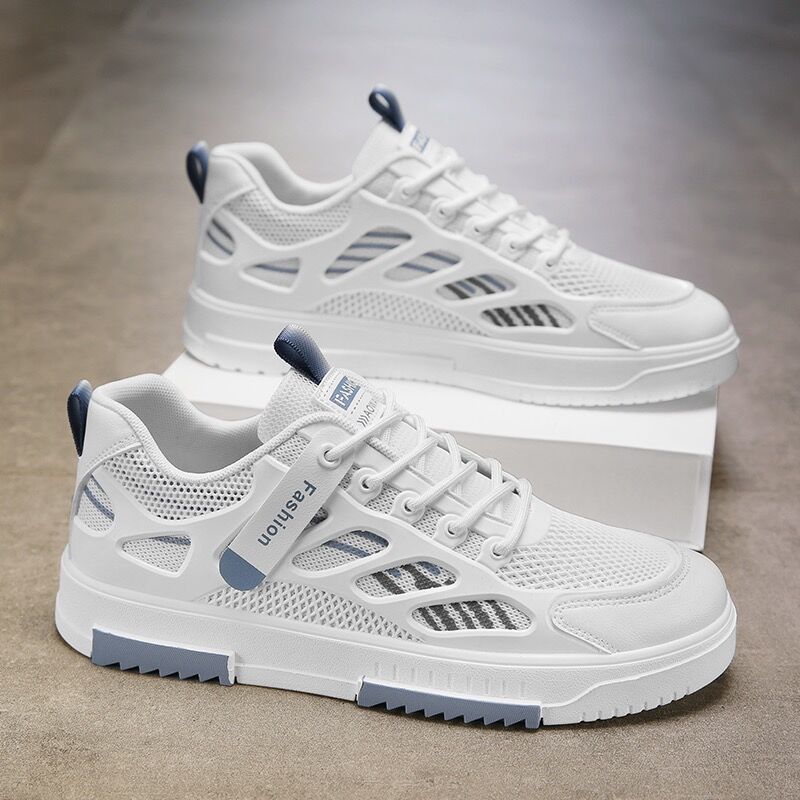 Women's Breathable Casual Sneakers with Fashionable Rubber Sole