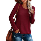 Women's Chunky Knit Sweater with Textured Design