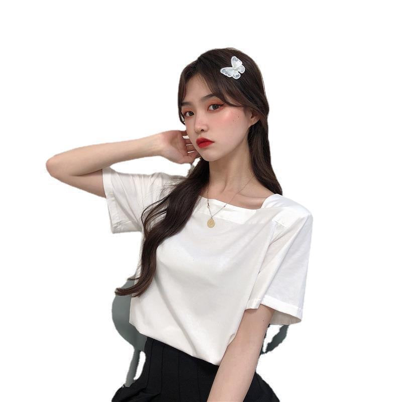 Women's Basic Loose-Fit Cotton T-Shirt