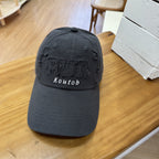 Men's Distressed Embroidered Baseball Cap