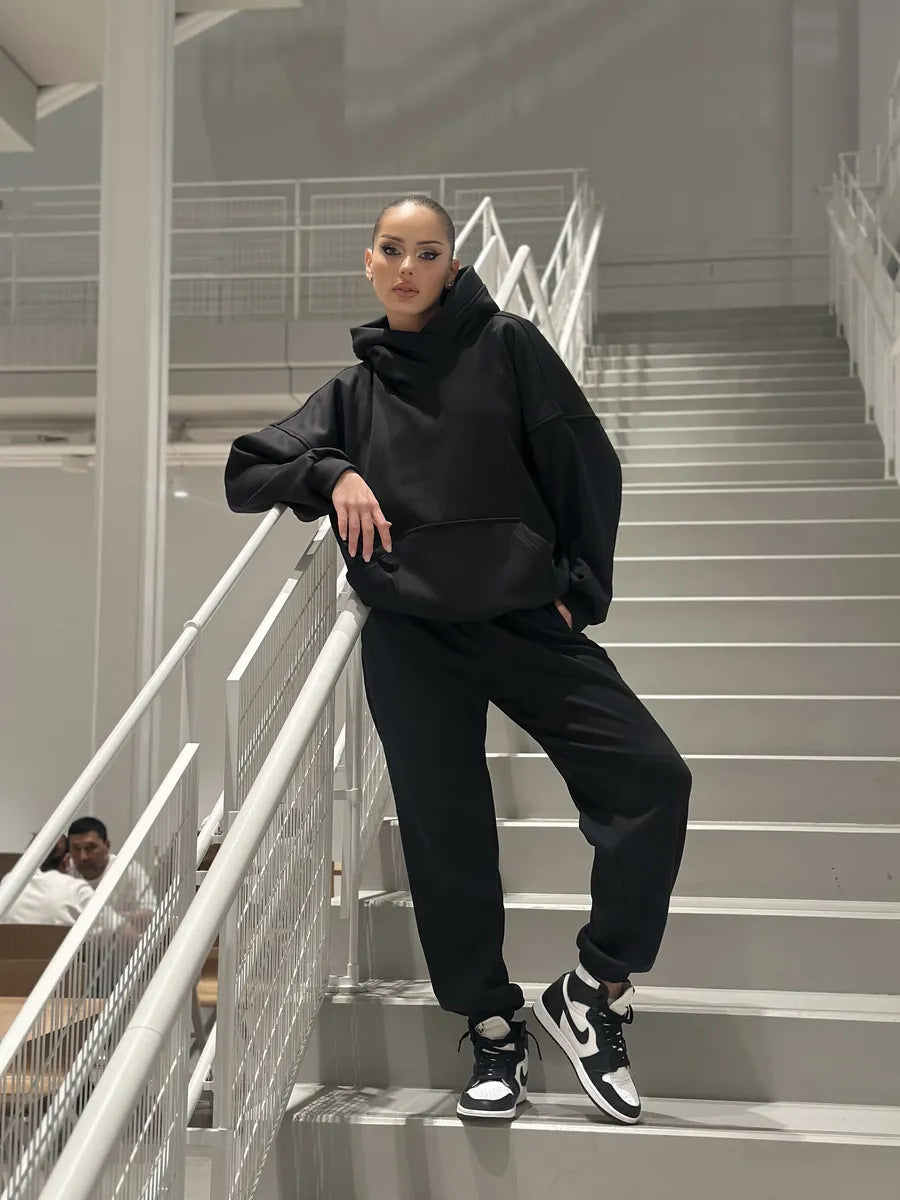Women's Cozy Oversized Hoodie and Jogger Set