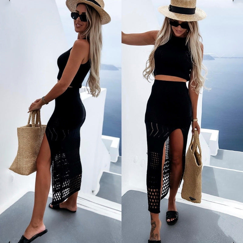 Women's Airy Knitted Two-Piece Set