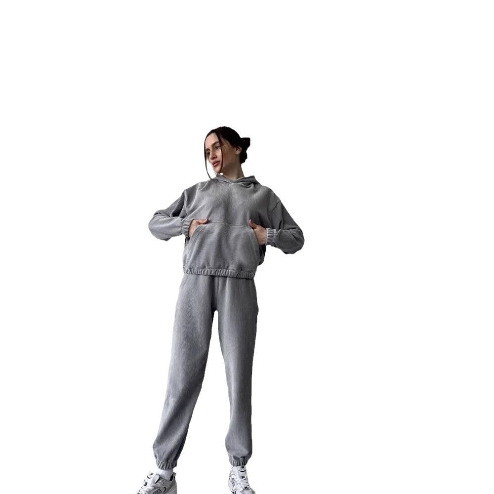Women's Corduroy Lounge Set
