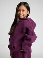Women's Casual Fleece Jumpsuit with Spacious Hood and Practical Pockets