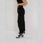 Women's Comfortable Casual Pants with Side Zippers