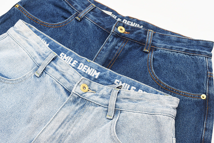 Women's High-Waisted Vintage-Style Straight-Leg Jeans