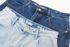 Women's High-Waisted Vintage-Style Straight-Leg Jeans