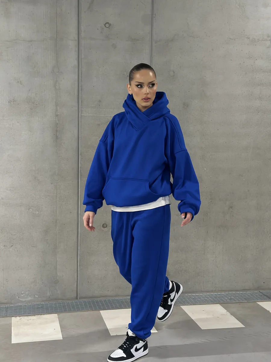 Women's Cozy Oversized Hoodie and Jogger Set