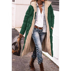 Women's Lined Parka with Hood and Casual Cut