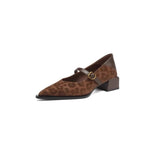 Women's Ballet Flats with Elegant Strap and Decorative Closure