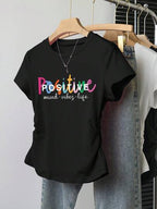 Women's Crop T-Shirt with Fitted Cut and Modern Design