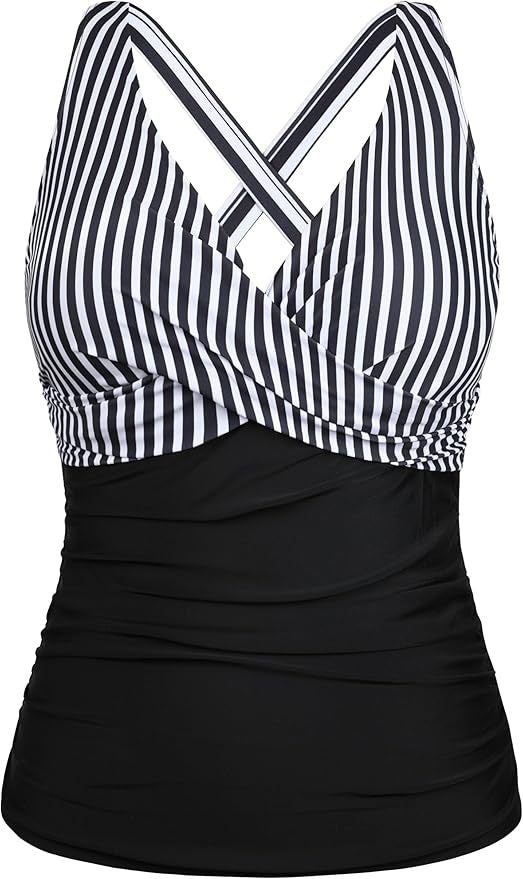 Women's Swimsuit with Wrap Cut and Figure-Flattering Design