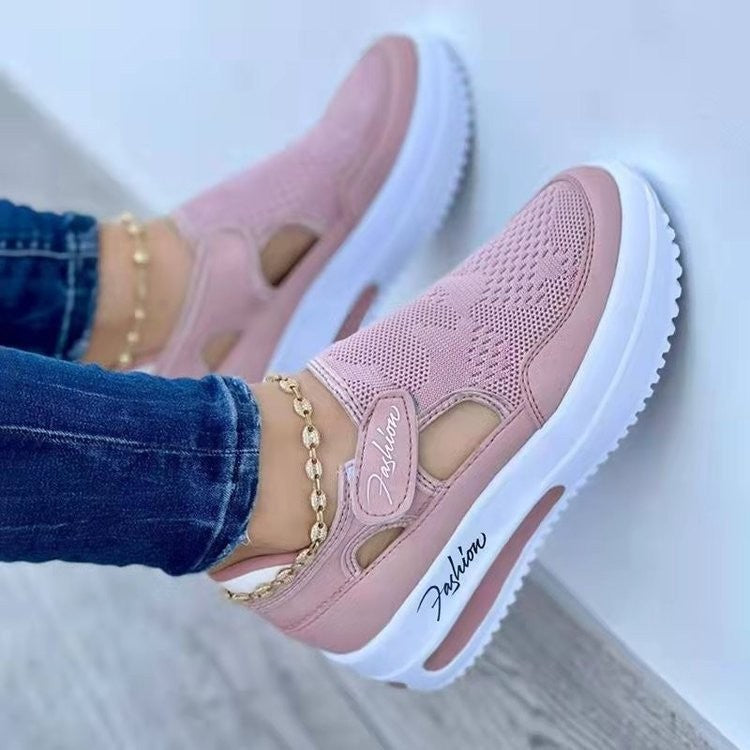 Women's Breathable Sneakers with Elastic Removable Insole