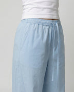 Comfortable Women's Summer Pants with Wide Leg in Casual Boyfriend Style