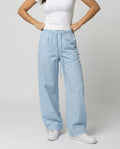 Comfortable Women's Summer Pants with Wide Leg in Casual Boyfriend Style