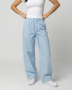 Comfortable Women's Summer Pants with Wide Leg in Casual Boyfriend Style