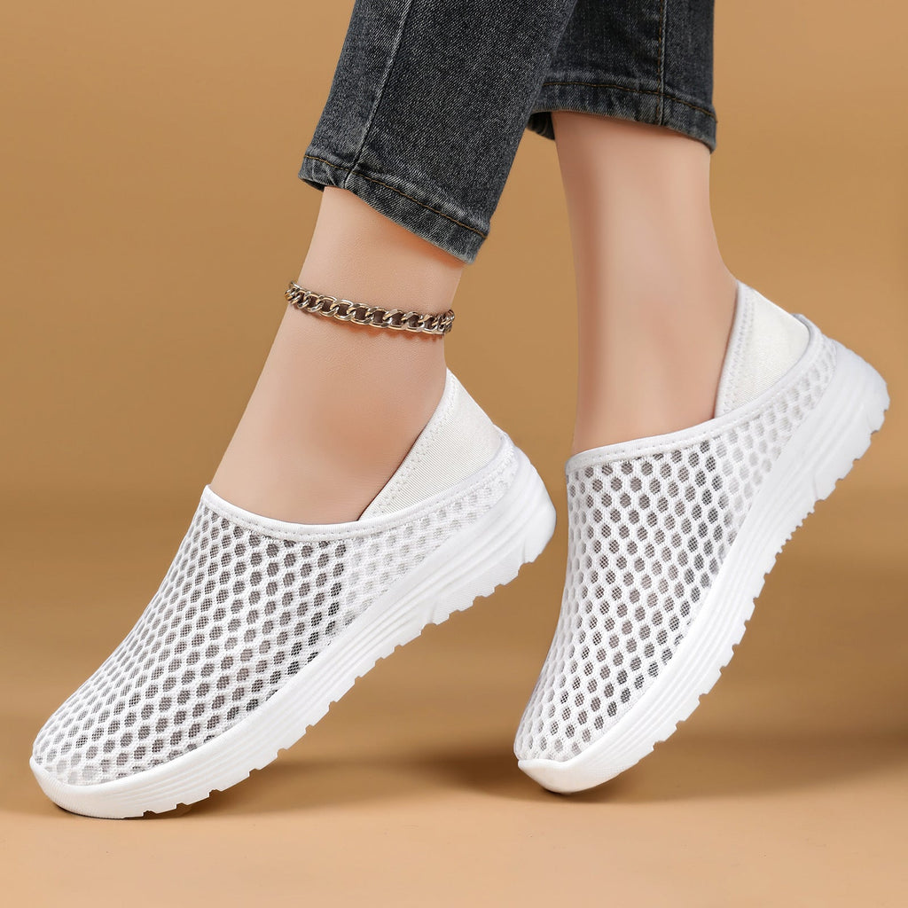 Women's Breathable Slip-On Sneakers with Flexible Sole
